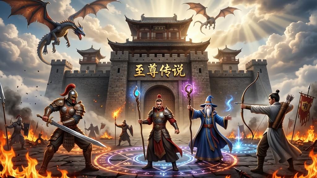 龙腾霸业传奇私服游戏截图